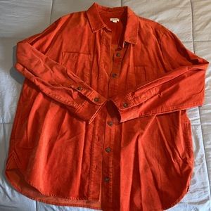 J Crew corduroy shacket